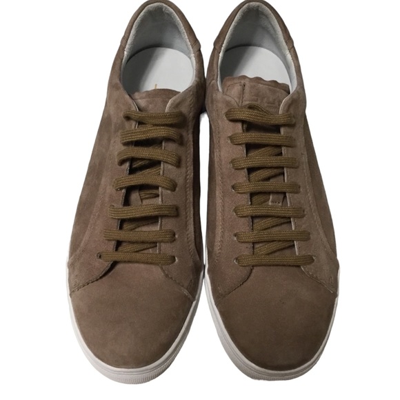 JUMP New York sz 8 Sneakers Leather Bloke Low Laces in Mushroom Tan NWT main image 4
